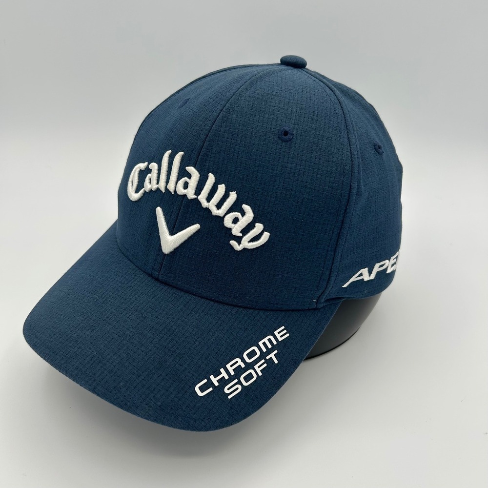 Callaway Golf Hat Paradym Apex Chrome Soft Mens OSFM Navy Blue Sporty Golfing